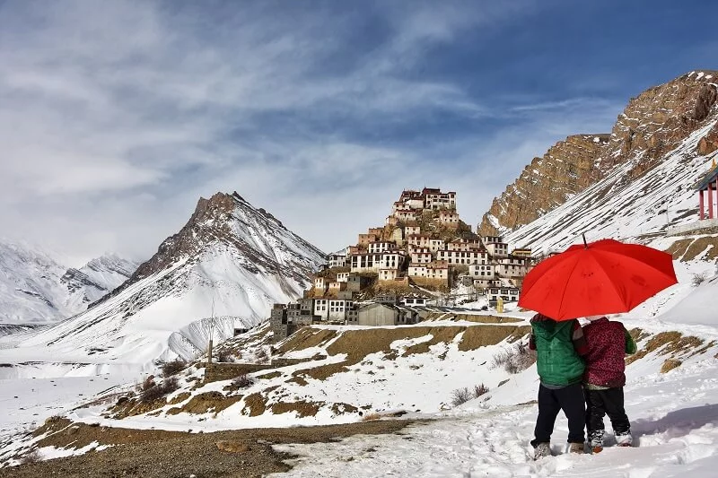Spiti Winter Snow